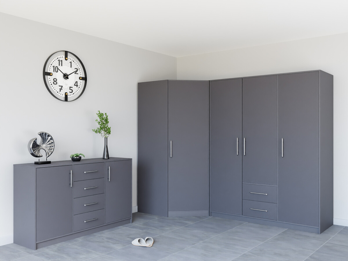 Skapis Cavmero 102 (Antracīts)