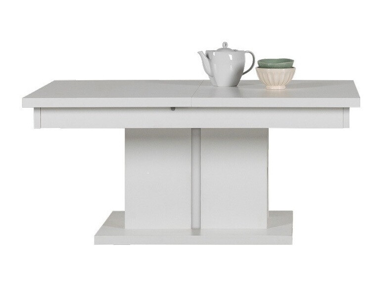 Žurnālu galdiņš transformeris Nuremi 111 (Balts)