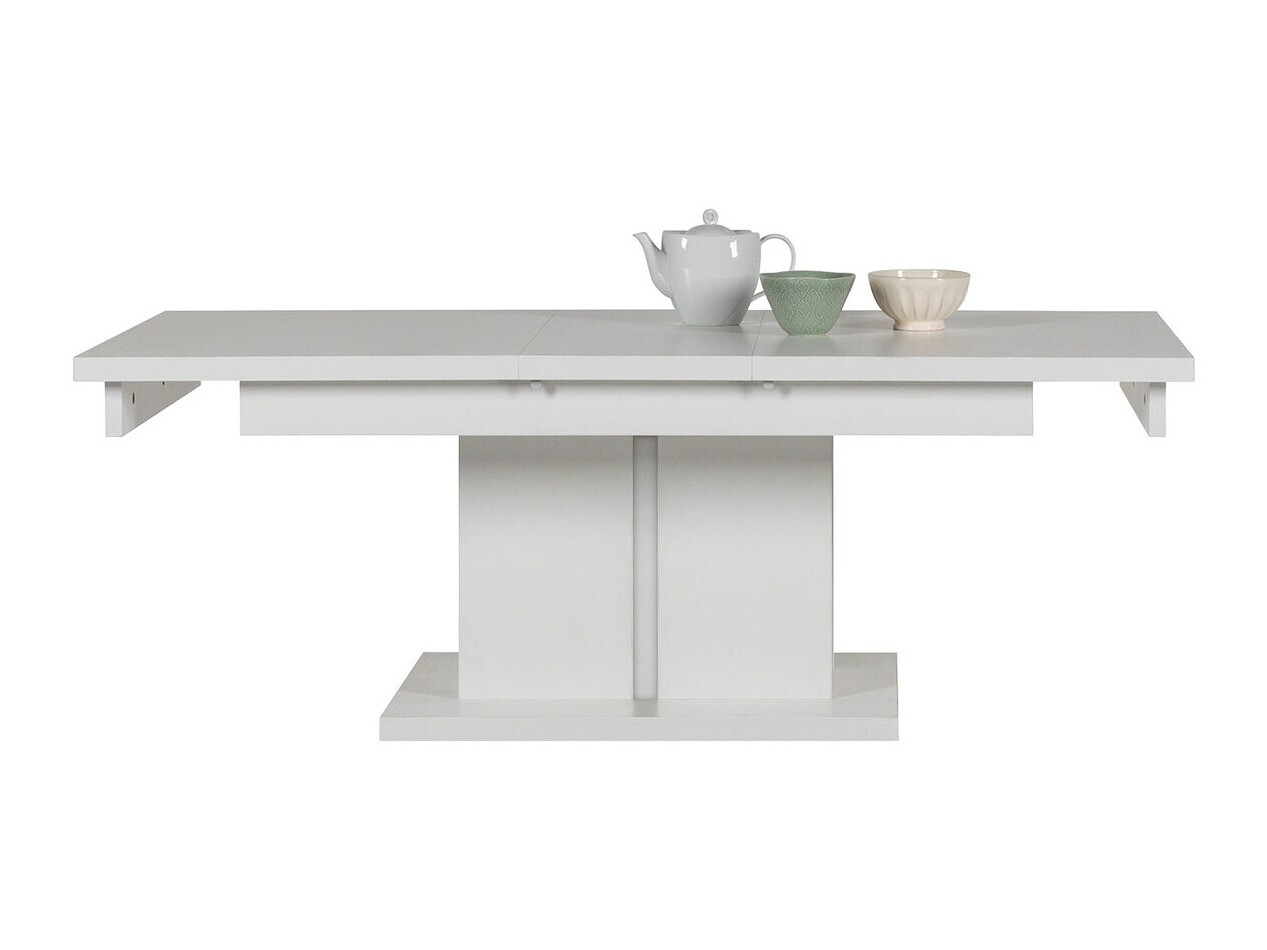 Žurnālu galdiņš transformeris Nuremi 111 (Balts)