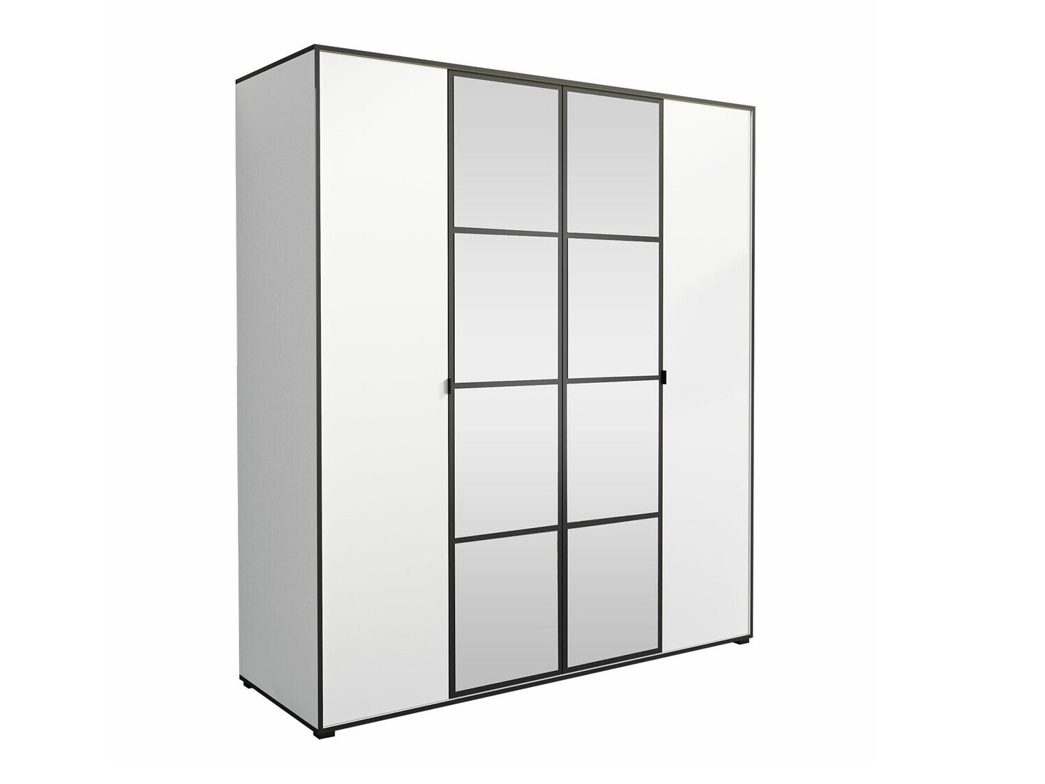 Шкаф Toledo 117 (Белый + Чёрный)