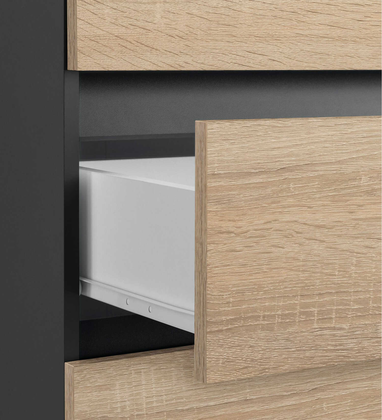 Hапольные шкафчик для ванной Soncamu 101 (Антрацит + Дуб)