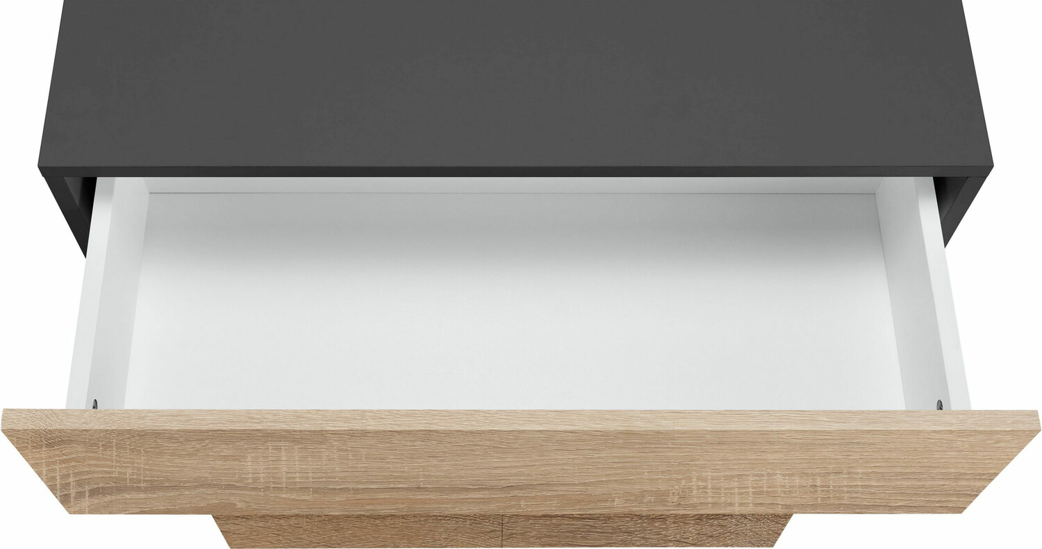 Hапольные шкафчик для ванной Soncamu 101 (Антрацит + Дуб)