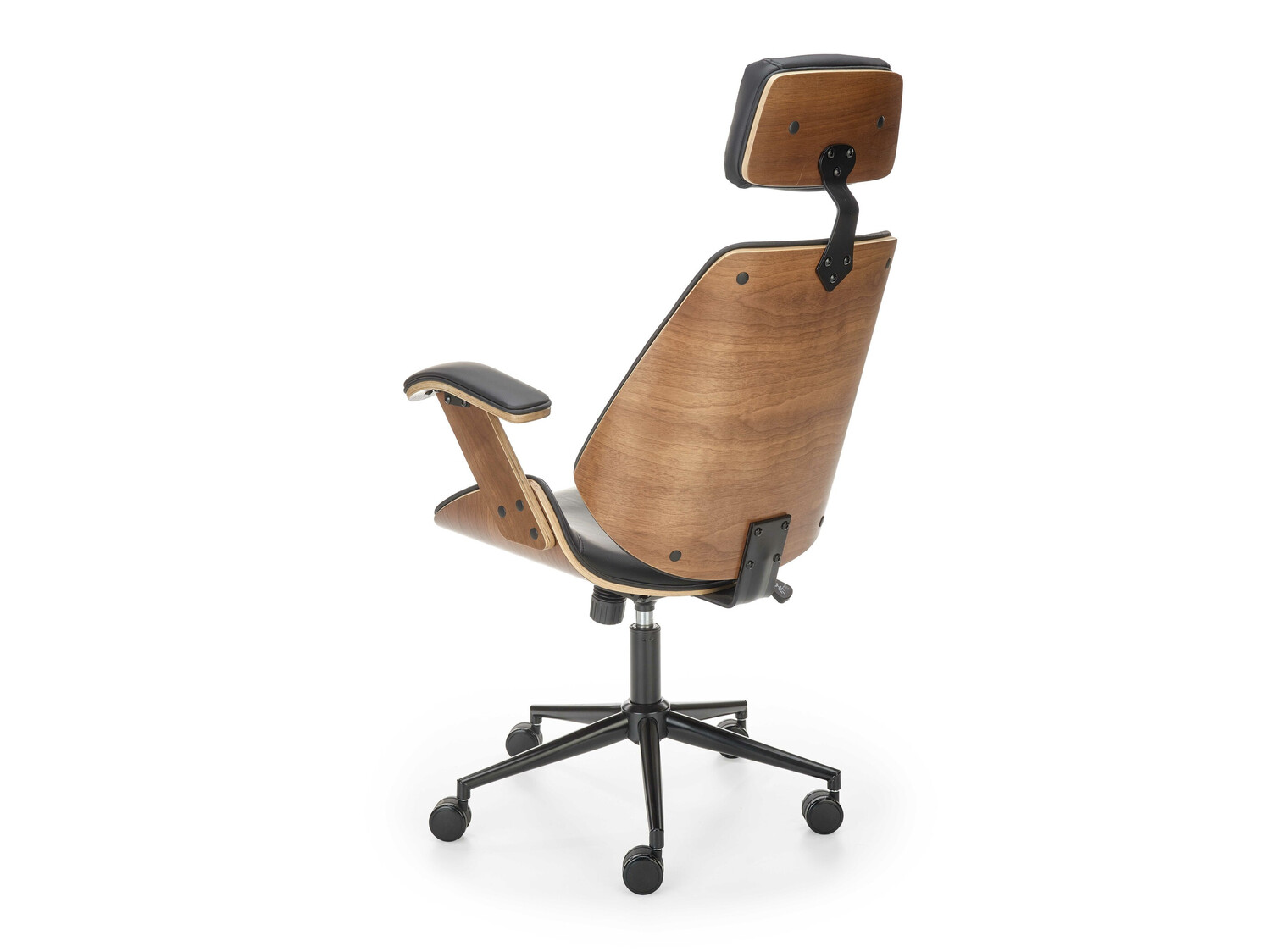 Офисный стул Houston 1490 (Чёрный + Орех)