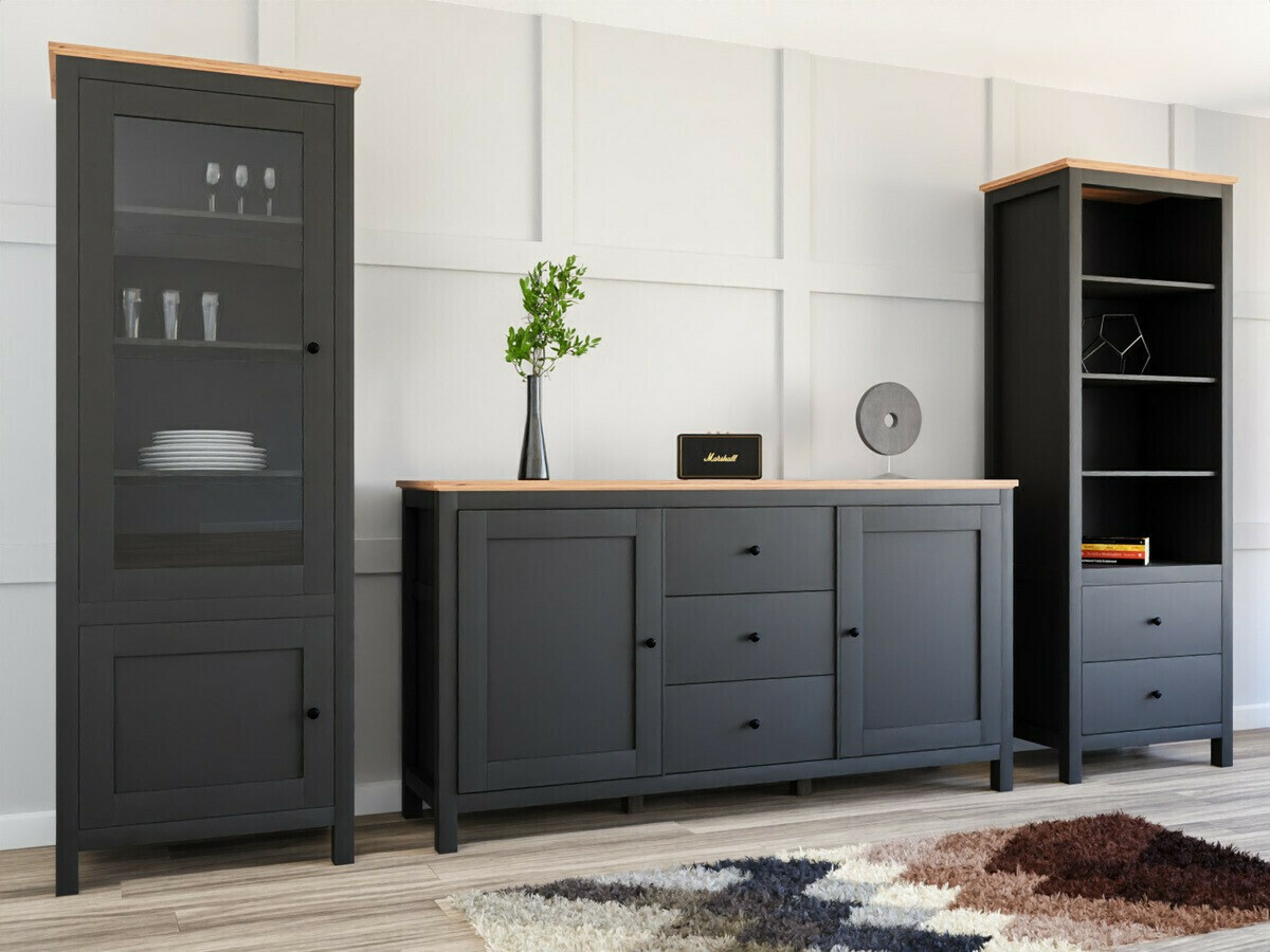 Plaukts Sordoro 113 (Grafīts + Artisan ozols)