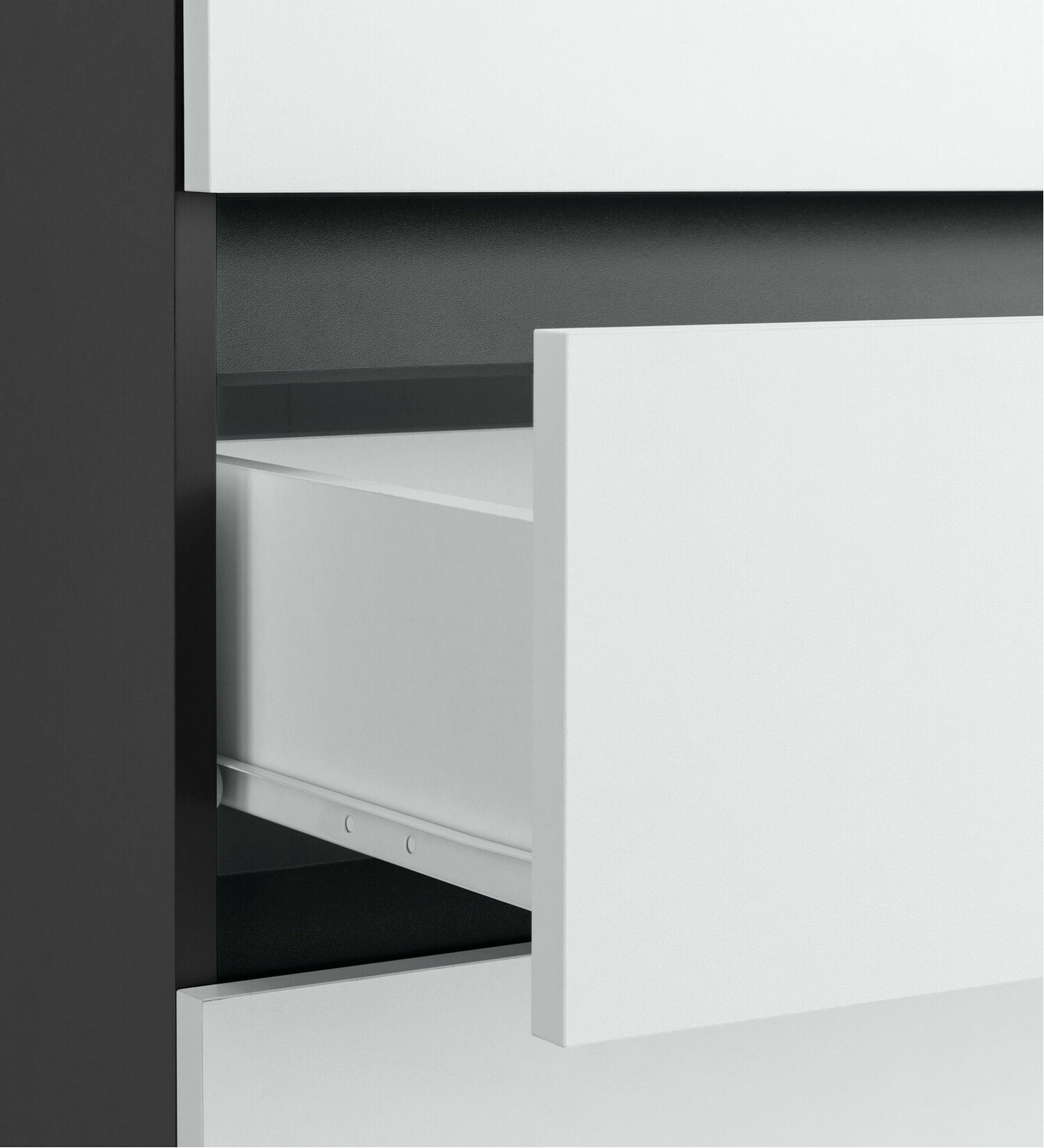 Stāvošs vannas skapītis Soncamu 101 (Balts + Antracīts)