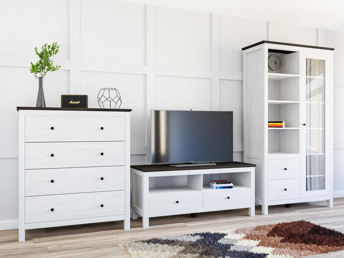 Стеллаж Sordoro 114 (Светлая лиственница Сибиу + Сосна Ларико)