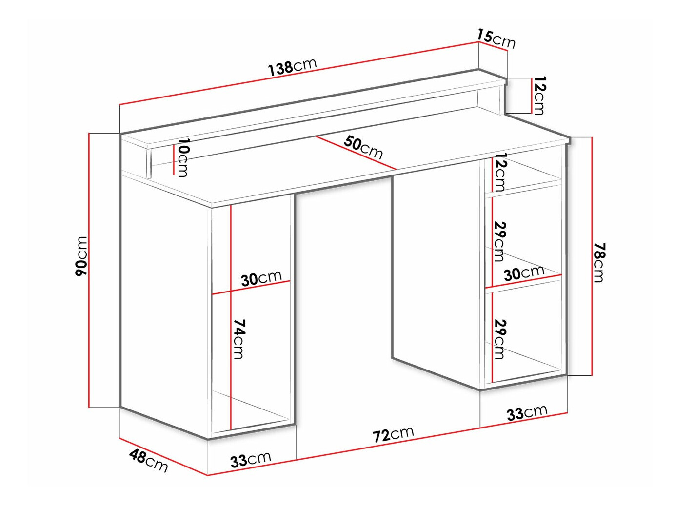 Игровой стол Hartford 323 (Чёрный)
