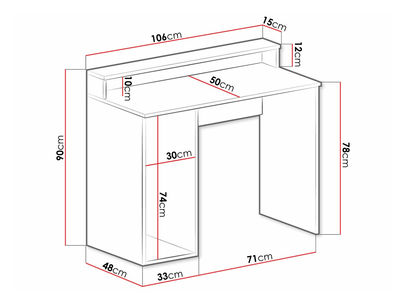 Игровой стол Hartford 324 (Белый)