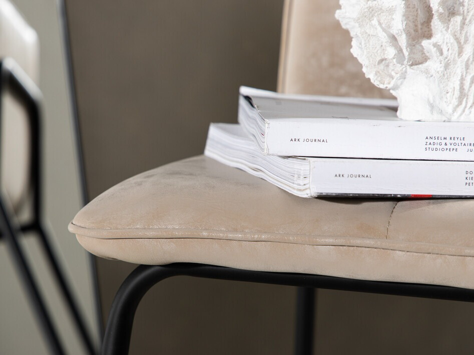 Zemais bāra krēsls Dallas 3235 (Bēšs + Melns)