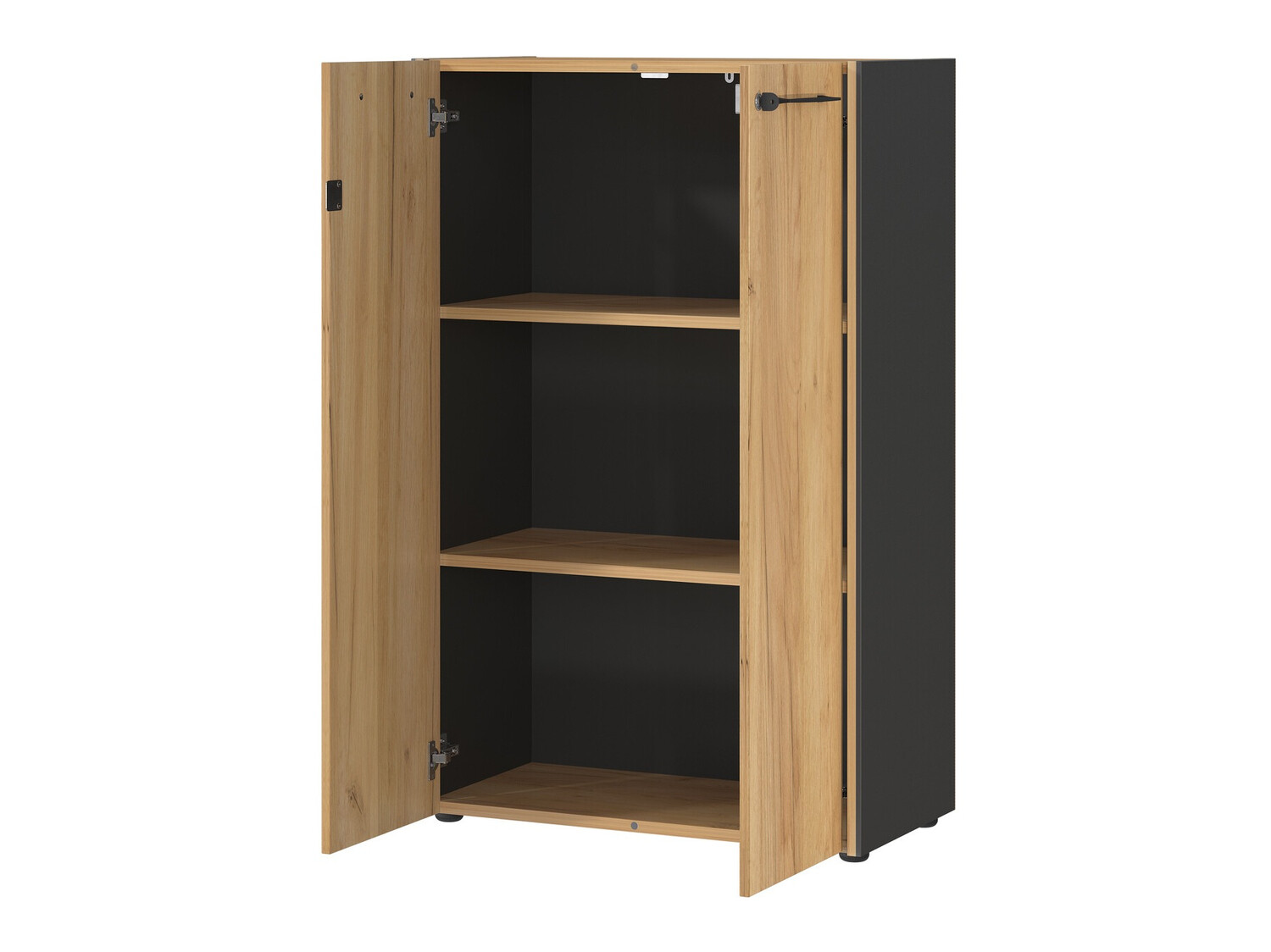 Шкафчик Fivcalu 102 (Navarra дуб + Графит)