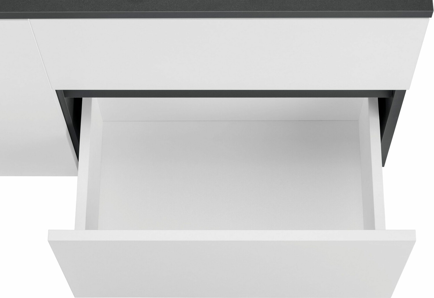 Piekarams vannas istabas skapītis izlietnei Soncamu 107 (Balts + Antracīts)