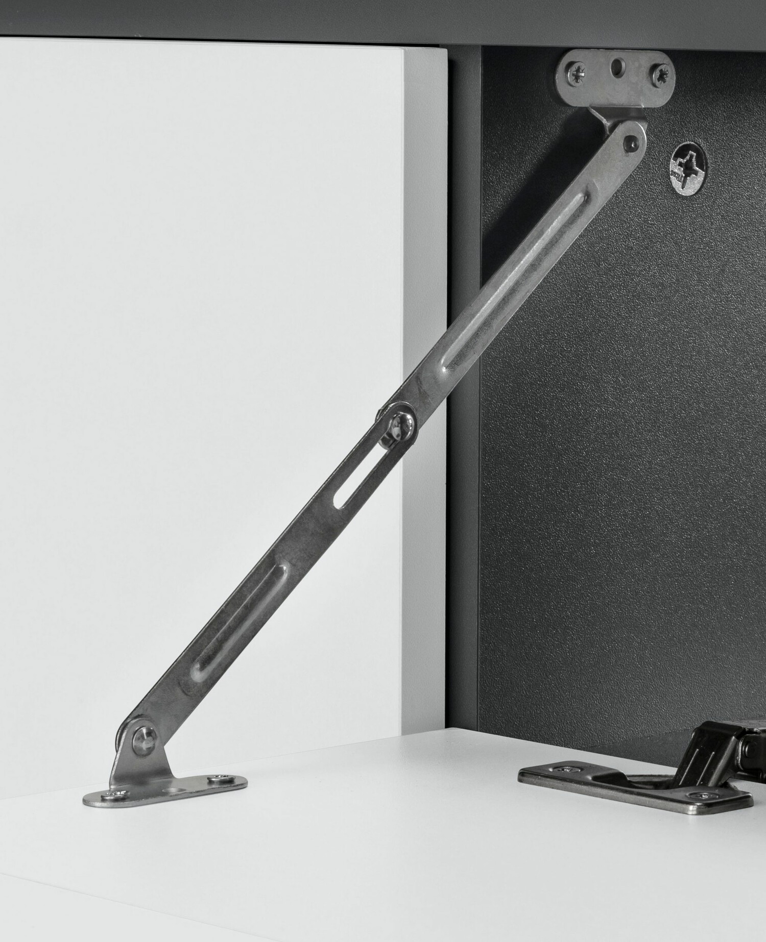 Piekarams vannas istabas skapītis izlietnei Soncamu 107 (Balts + Antracīts)