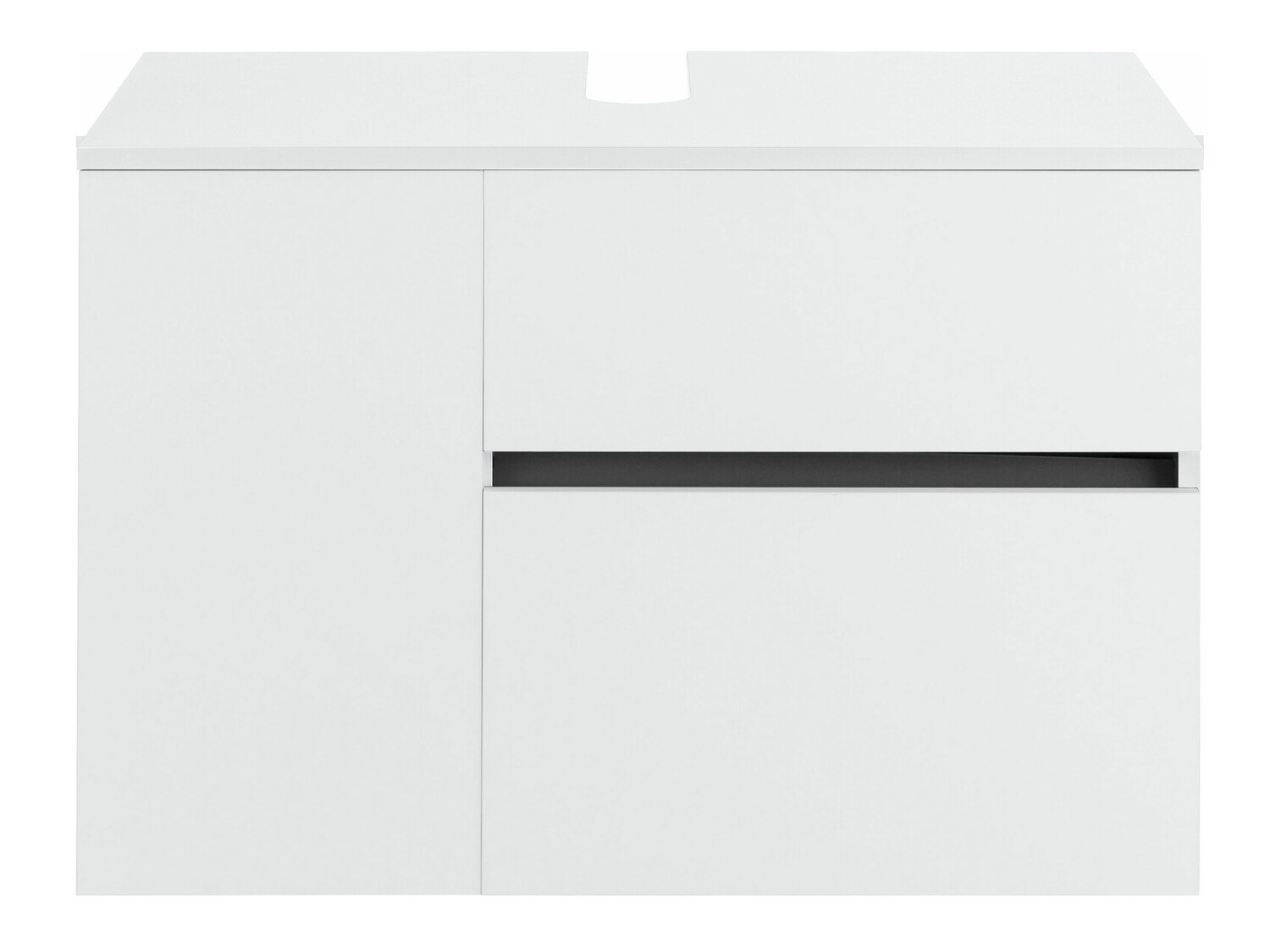 Piekarams vannas istabas skapītis izlietnei Soncamu 107 (Balts)