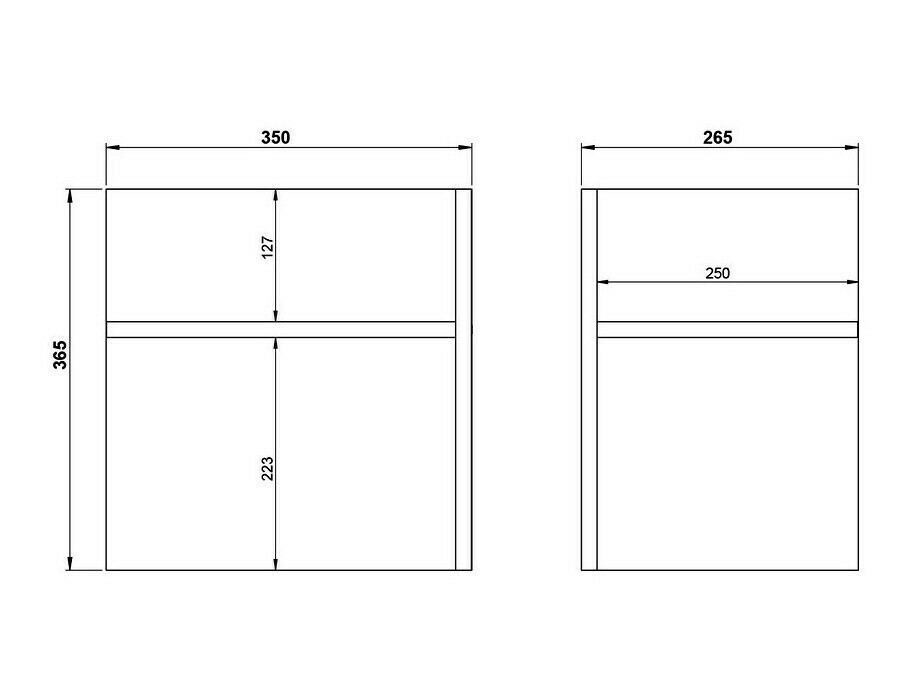 Plauktu komplekts Fivcalu 104 (Balts + Grafīts)