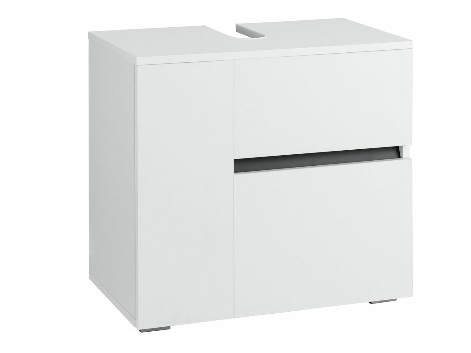 Stāvošs vannas istabas skapītis izlietnei Soncamu 108 (Balts)