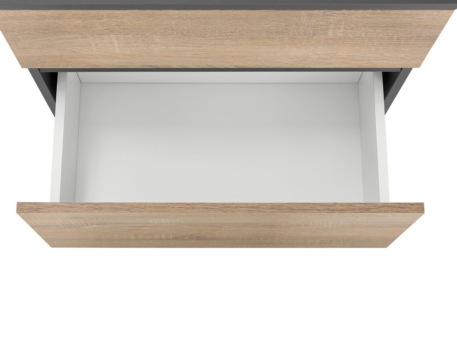 Stāvošs vannas istabas skapītis izlietnei Soncamu 110 (Antracīts + Ozols)