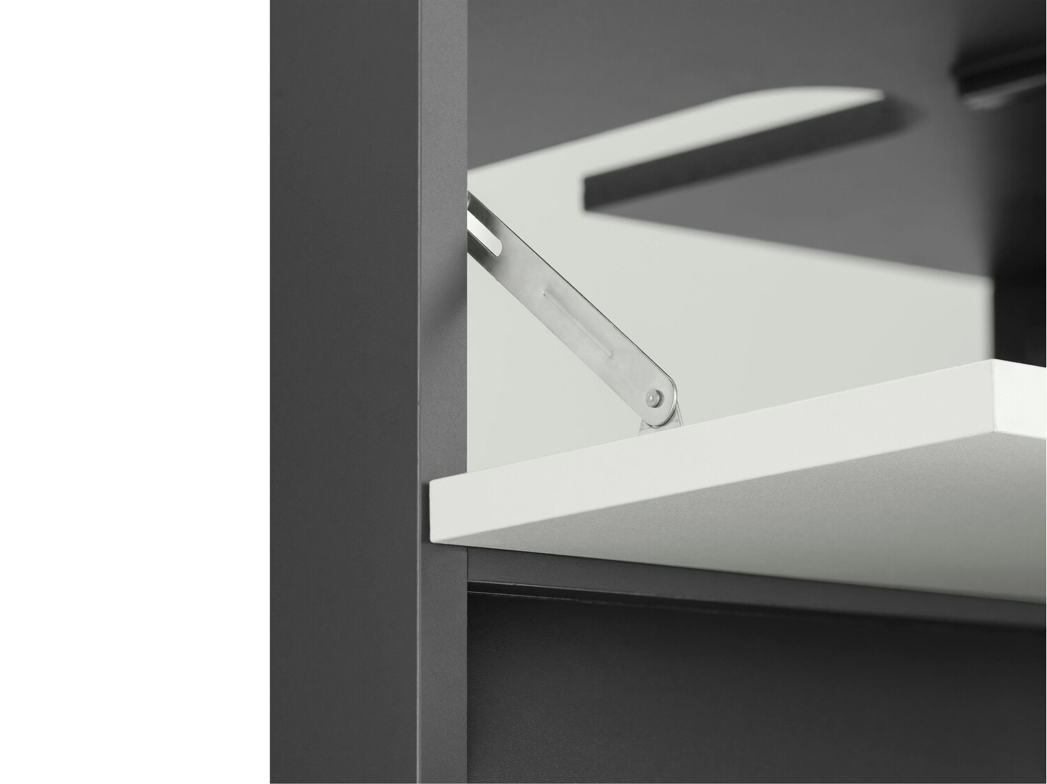 Stāvošs vannas istabas skapītis izlietnei Soncamu 110 (Balts + Antracīts)