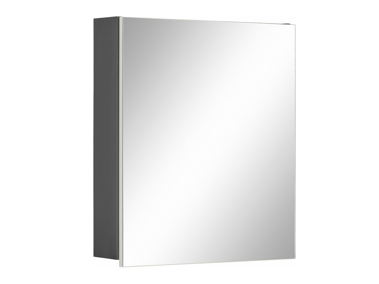 Vannas istabas skapis ar spoguli Soncamu 105 (Balts + Antracīts)