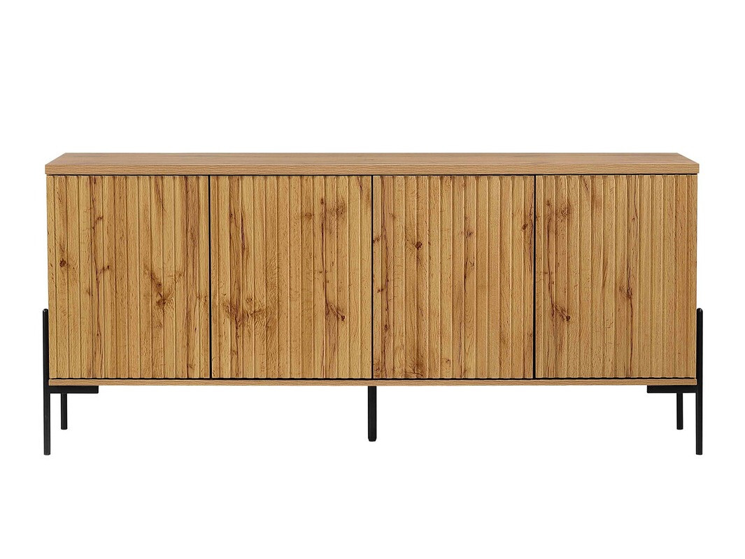 Skapis Denton 977 (Melns + Votan ozols)