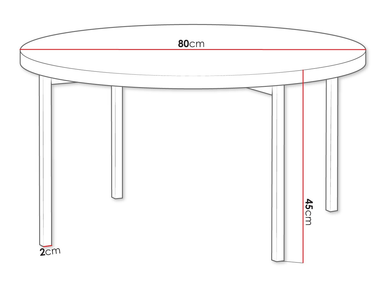 Журнальный столик Providence 178 (Чёрный)