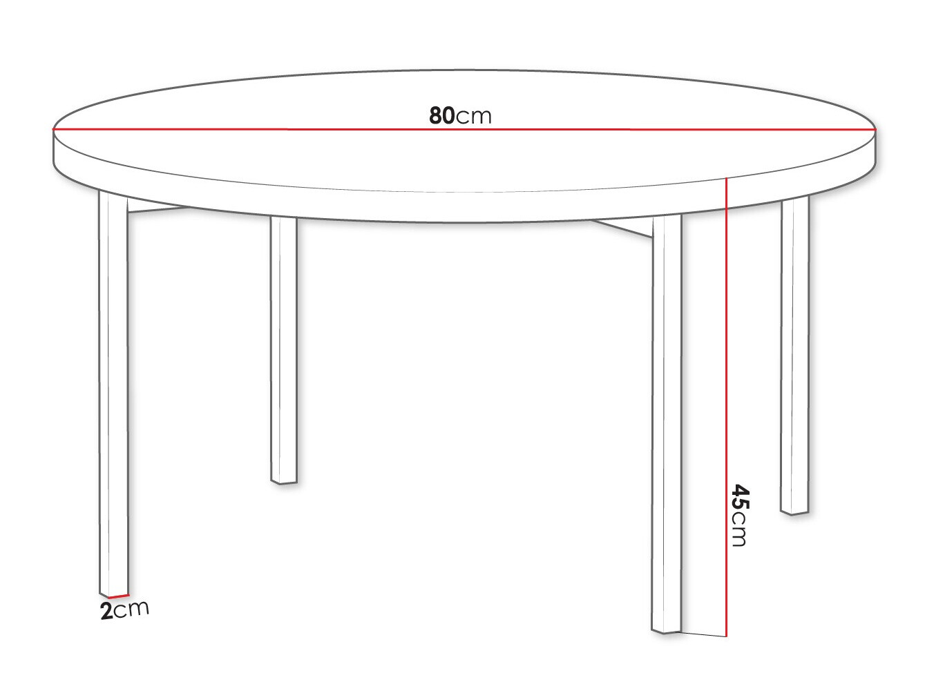 Žurnālu galdiņš Providence 178 (Glancēts balts + Melns)