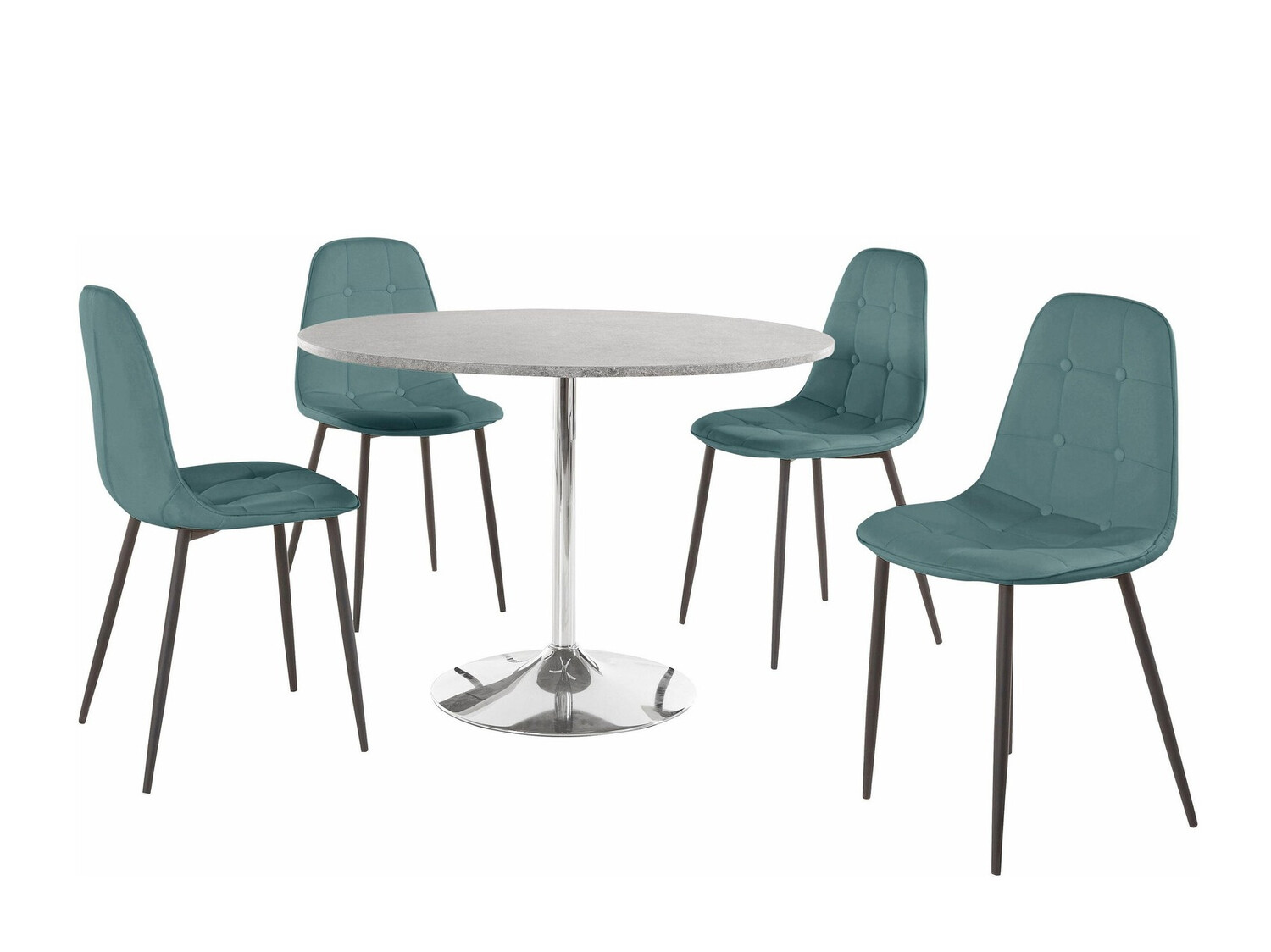 Ēdamistabas komplekts Denton 936 (Zils)