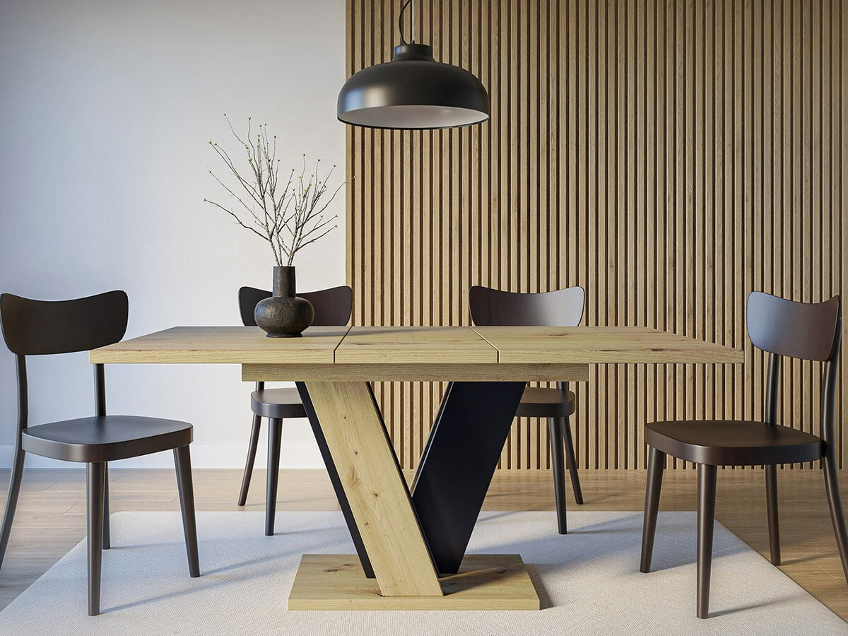 Galds Goodyear 125 (Artisan ozols + Melns)