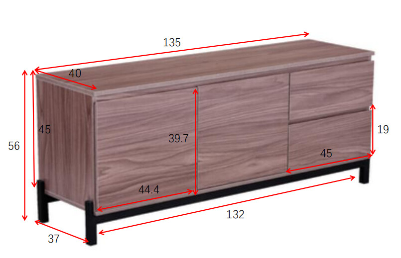 Kомод Dallas 3238 (Орех)