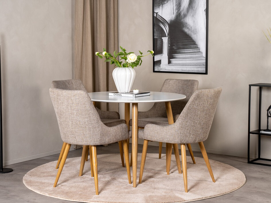 Стул Dallas 222 (Серый + Коричневый)