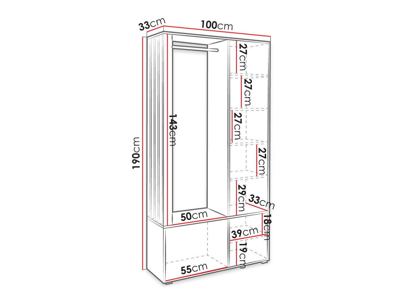 Priekšnama komplekts Stanton 145 (Artisan ozols)
