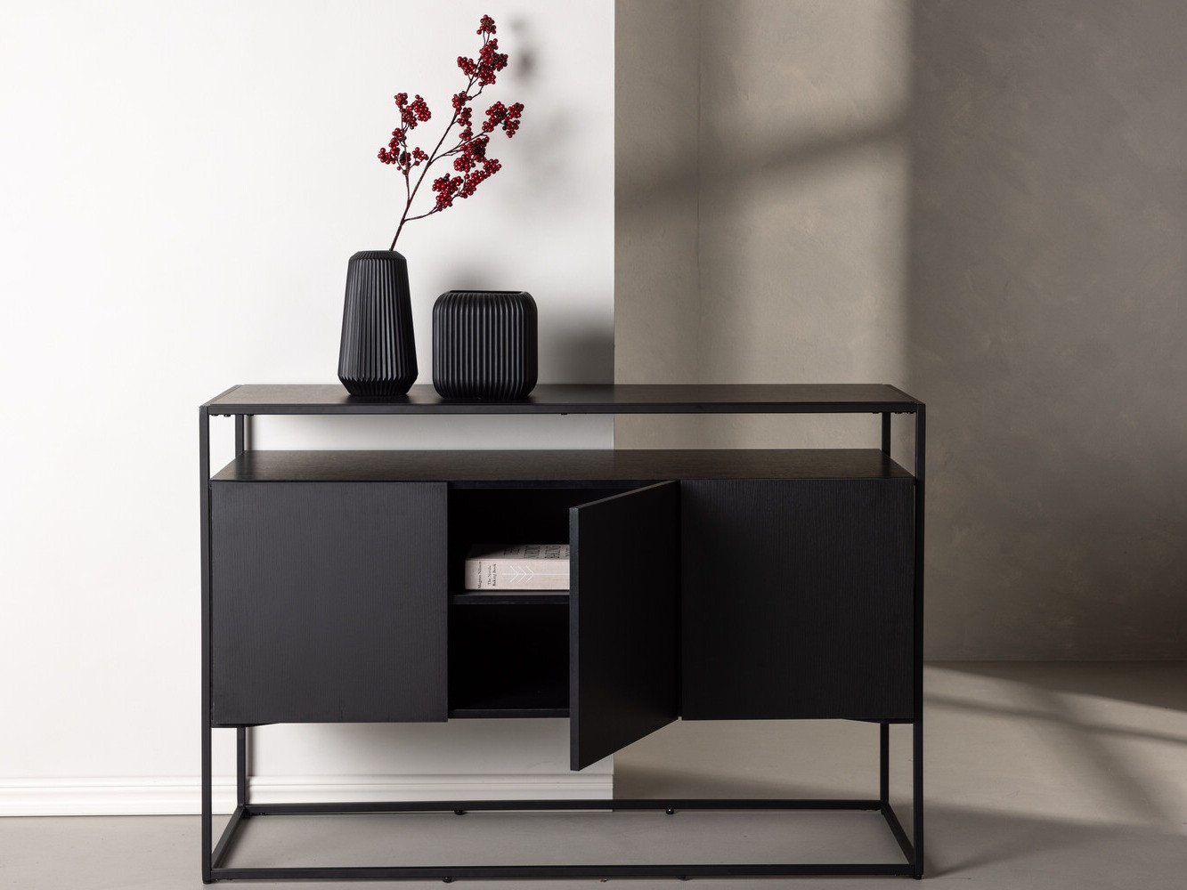 Skapis Dallas 3241 (Melns)