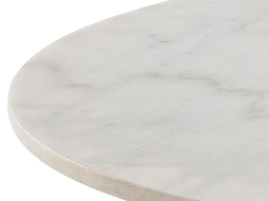 Cтол Norsica 420 (Чёрный + Белый мрамор)