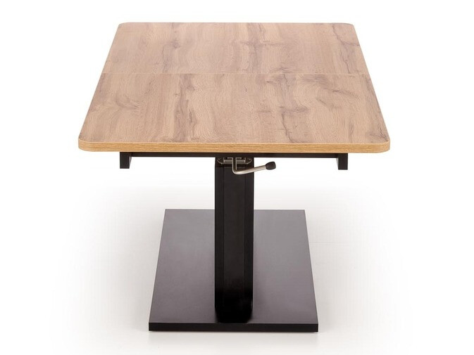 Журнальный столик - трансформер Houston 1253 (Дуб вотан + Чёрный)