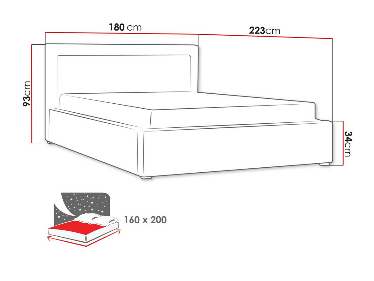 Кровать Pomona 102 (Victoria 14 866)
