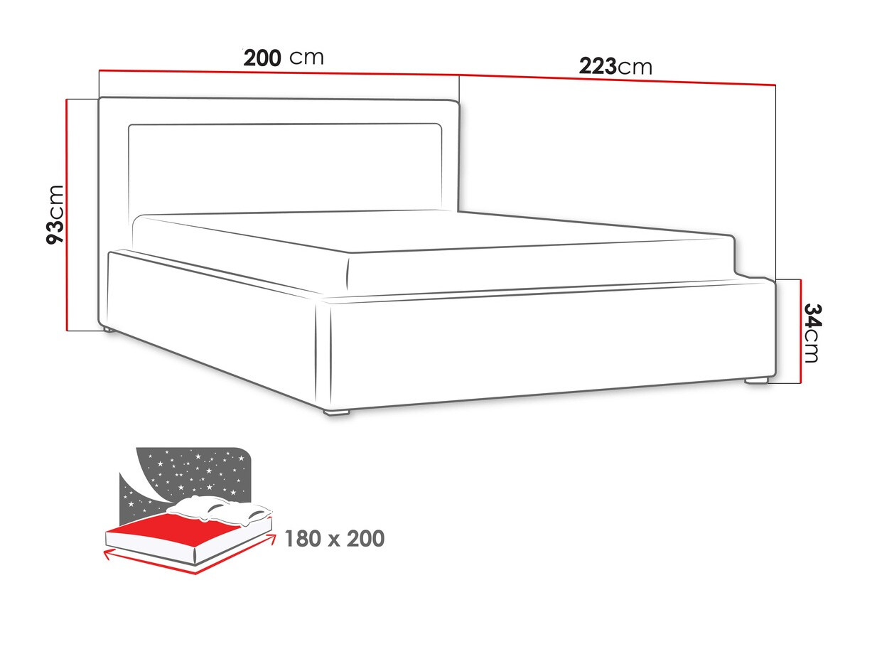 Кровать Pomona 102 (Victoria 14 867)