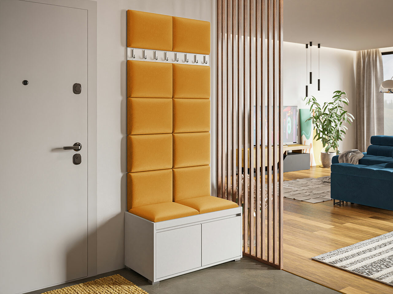 Priekšnama komplekts Comfivo 392 (Balts + Manila 32)