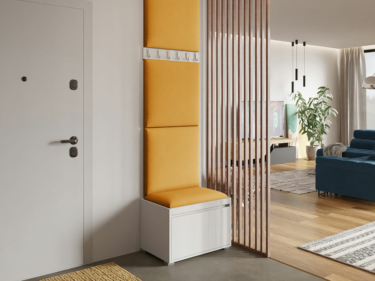 Priekšnama komplekts Comfivo 399 (Balts + Manila 32)