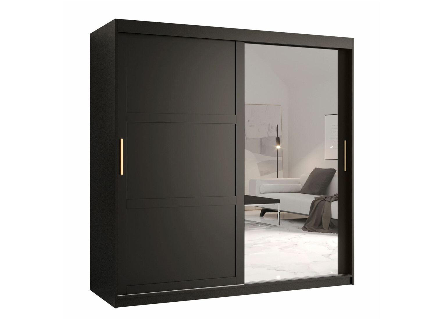 Skapis Ferfere 104 (Melns)