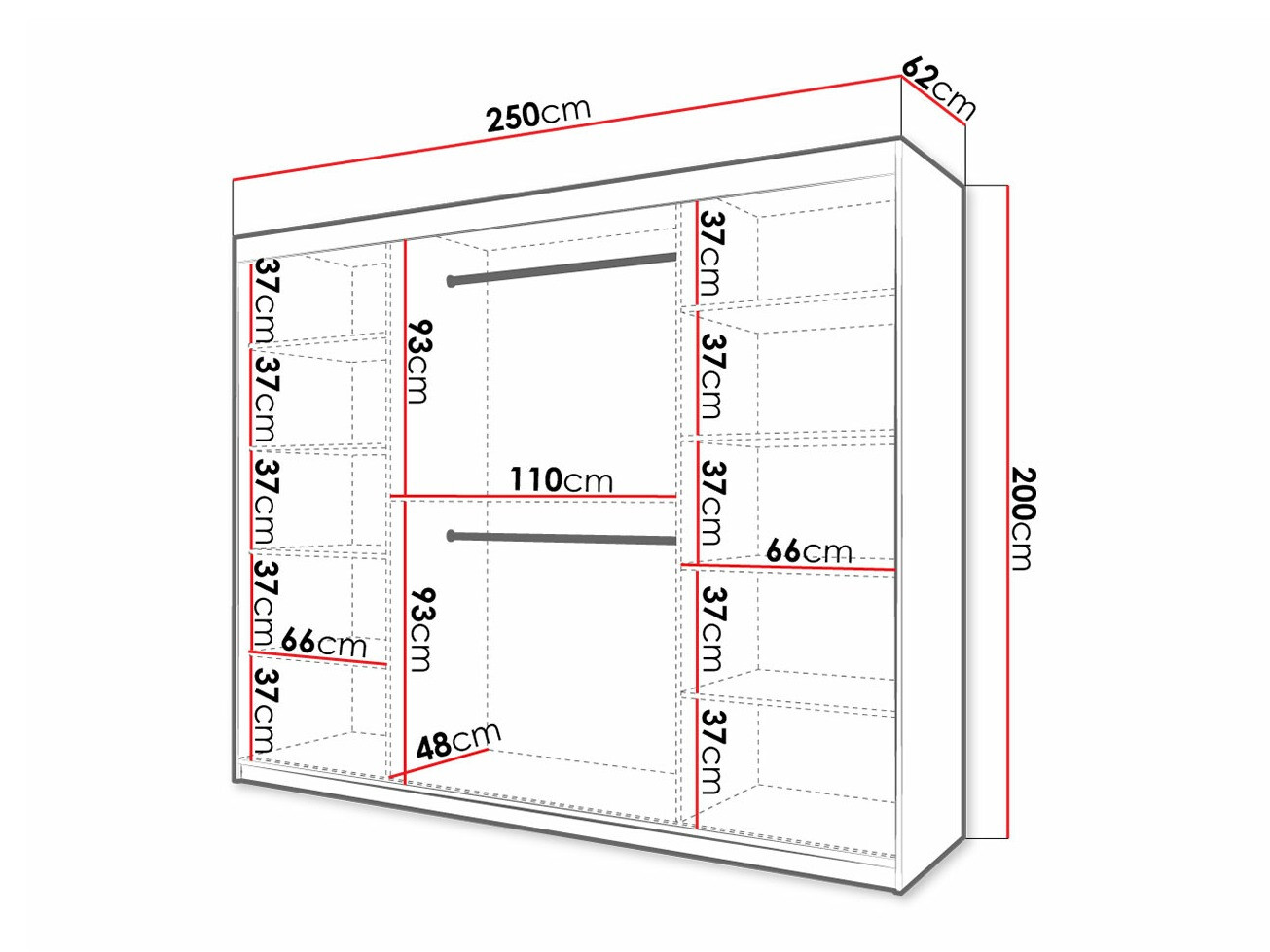 Skapis Hartford 339 (Balts)