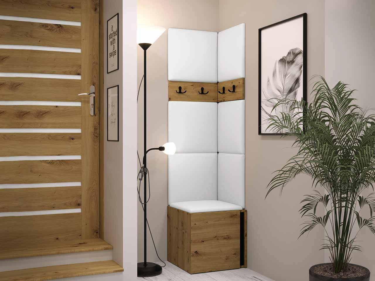 Priekšnama komplekts Hartford 347 (Artisan ozols + Melns)