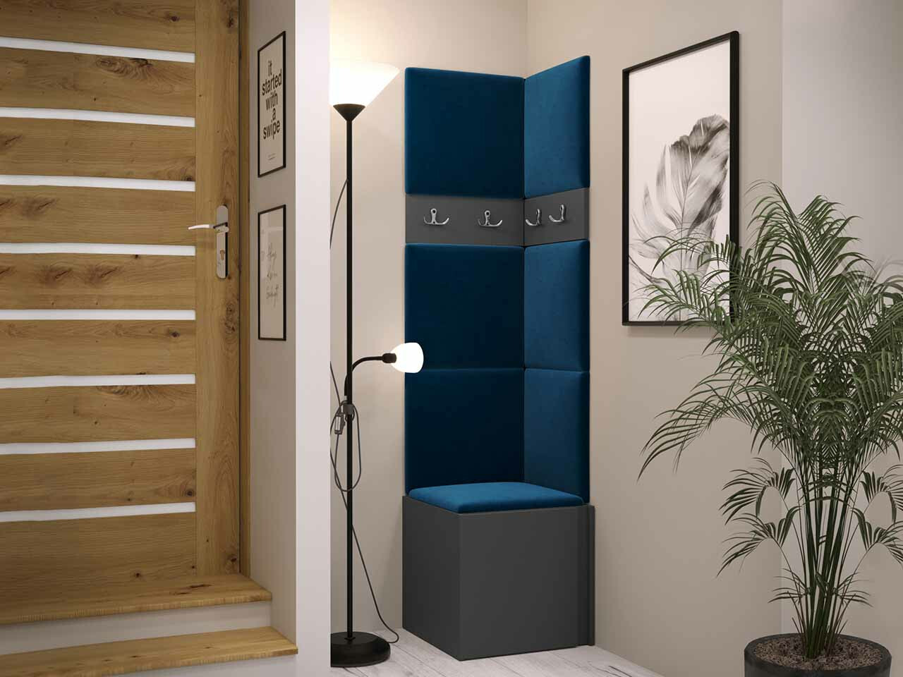 Priekšnama komplekts Hartford 347 (Grafīts)