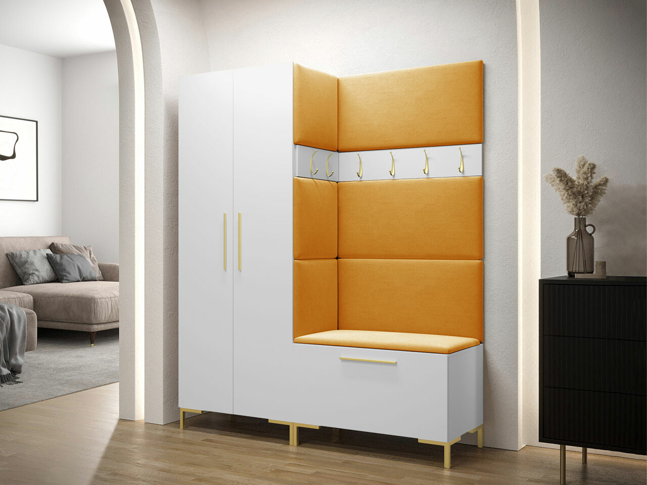 Priekšnama komplekts Tivsoa 100 (Balts)