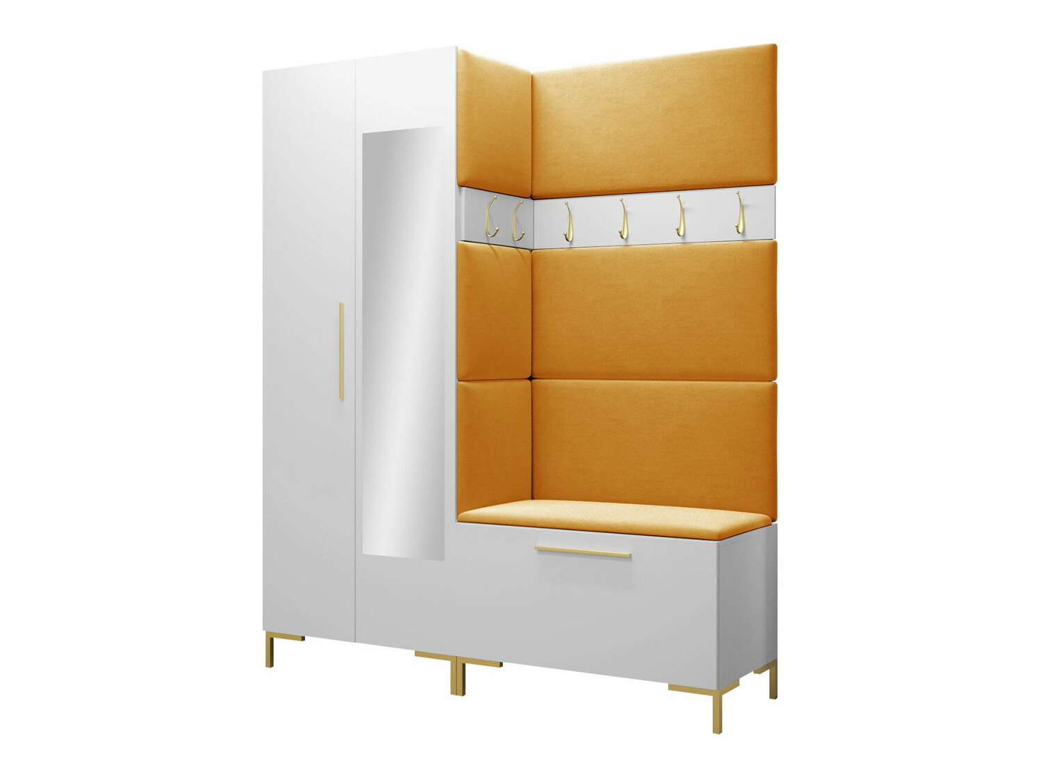 Priekšnama komplekts Tivsoa 107 (Balts)