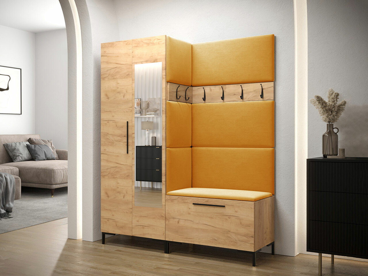 Priekšnama komplekts Tivsoa 107 (Craft ozols)