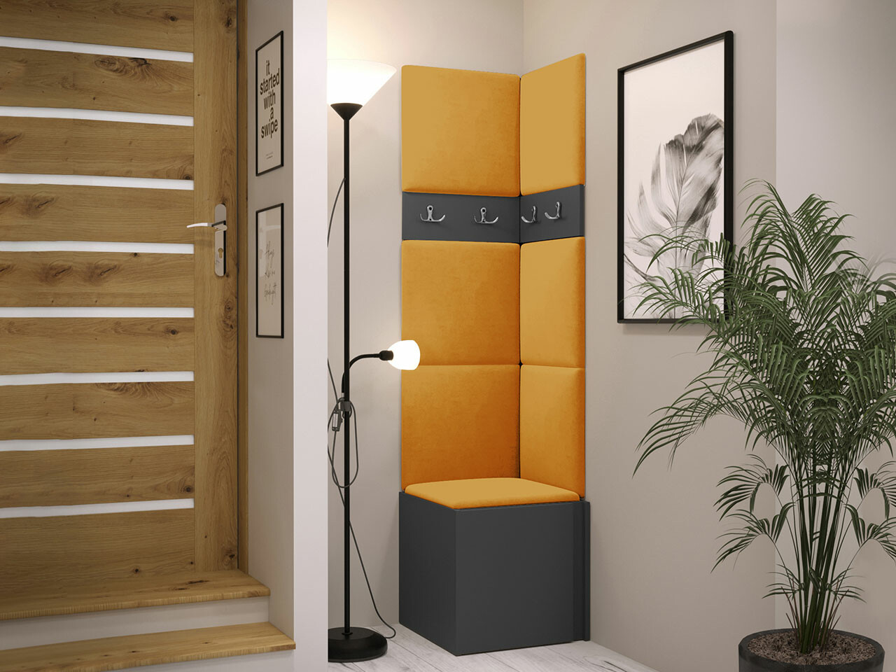 Прихожая Hartford 347 (Графит)