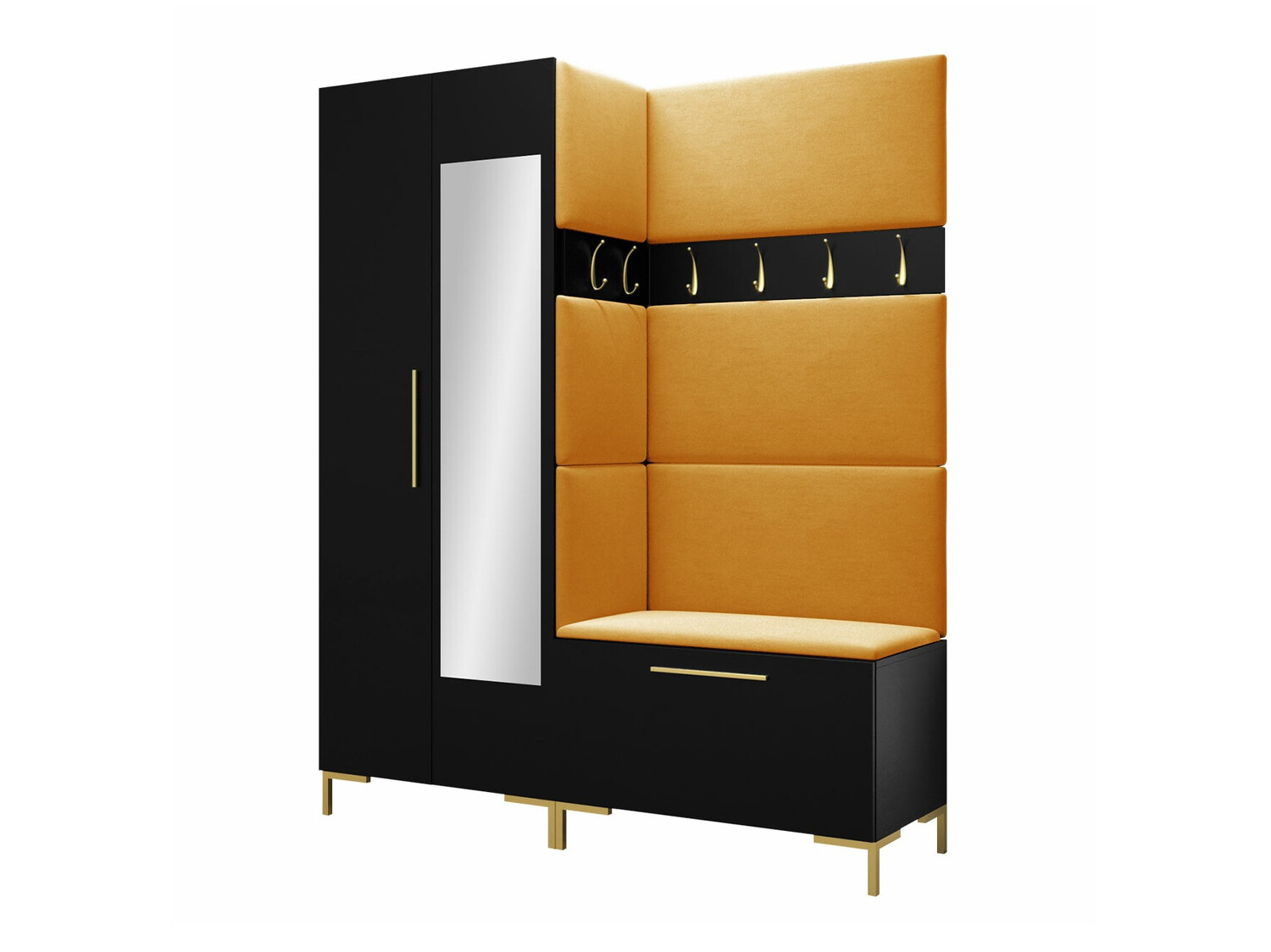 Прихожая Tivsoa 107 (Чёрный)