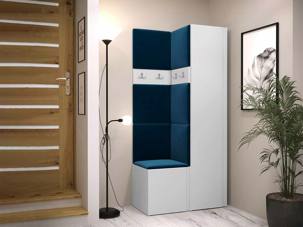 Priekšnama komplekts Hartford 348 (Balts)