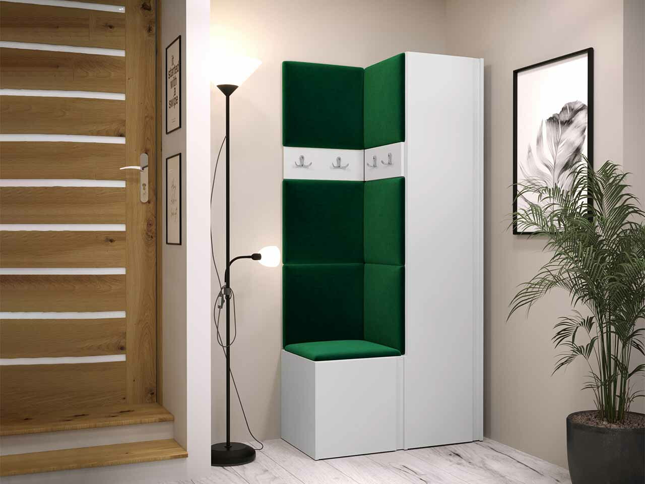 Priekšnama komplekts Hartford 348 (Balts)