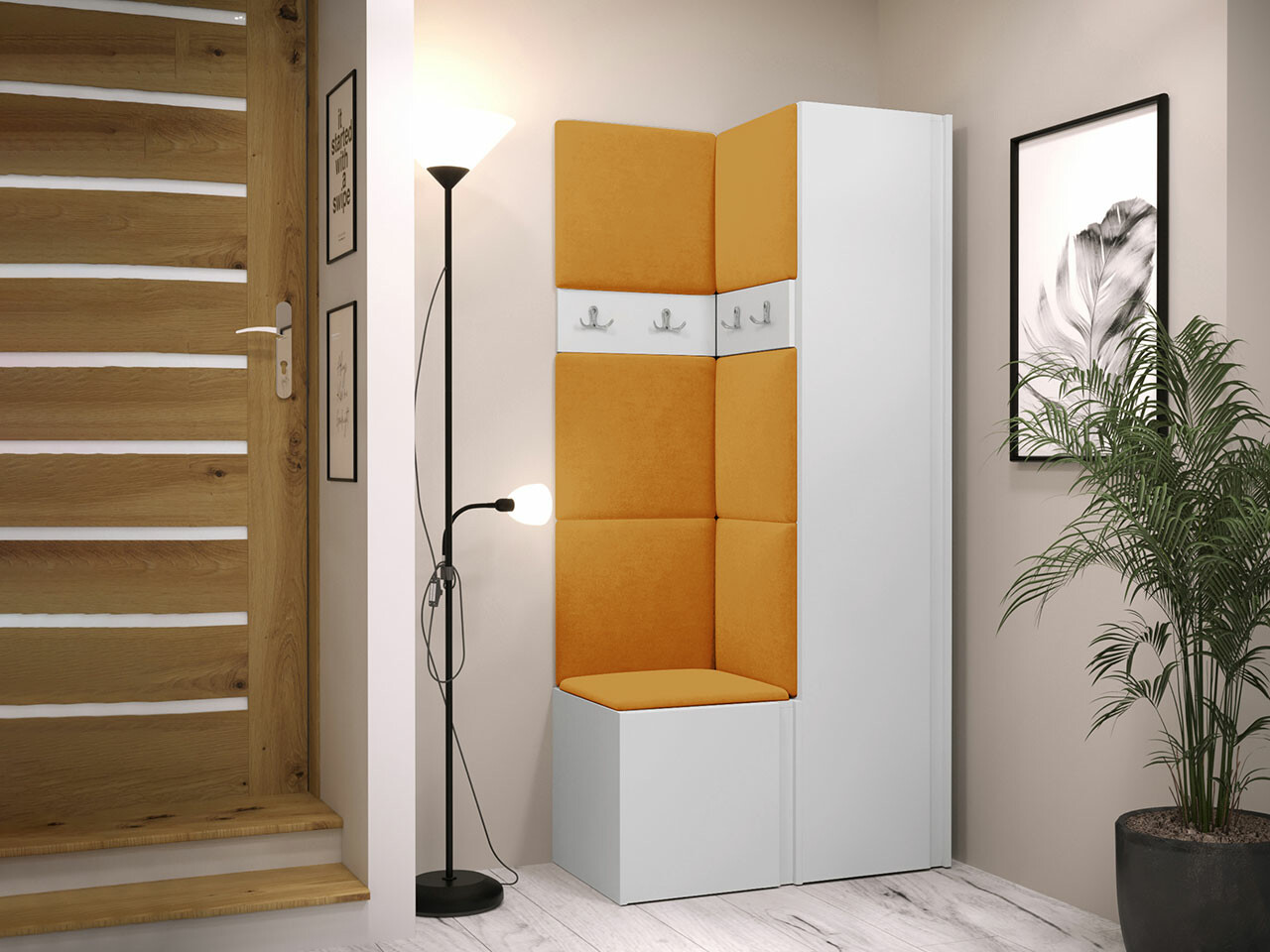 Priekšnama komplekts Hartford 348 (Balts)