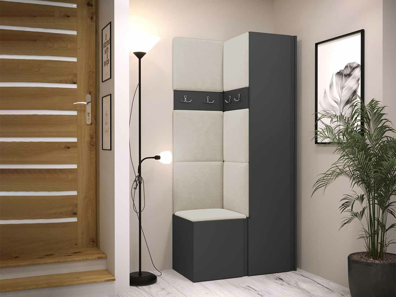 Priekšnama komplekts Hartford 348 (Grafīts)